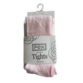 Pex Girls Fairisle Pattern Tights in Pink